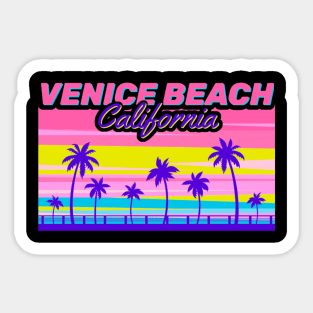 Vintage Style Venice Beach California Sticker